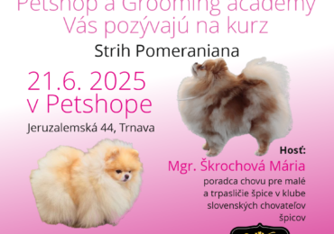 KURZ – SEMINÁR POMERANIAN